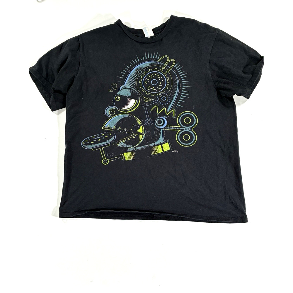 The Simpsons Homer Simpson Donut Shirt Donut Brain Fox Matt Groening Size L